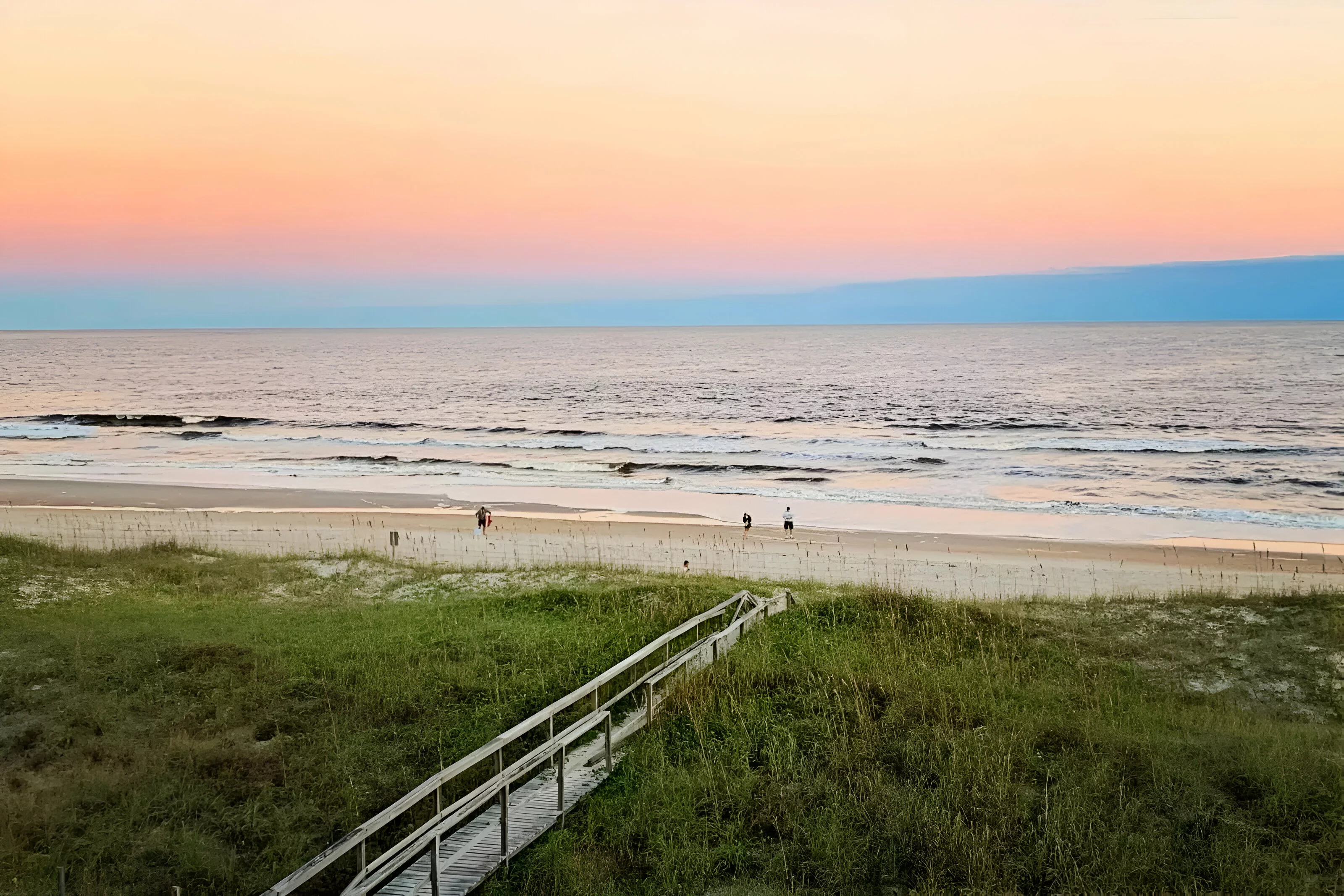 coastline at sunset