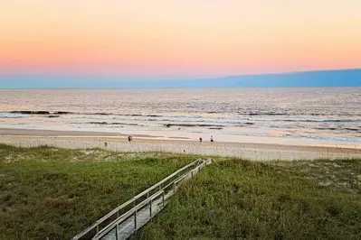 carolina beach sunset