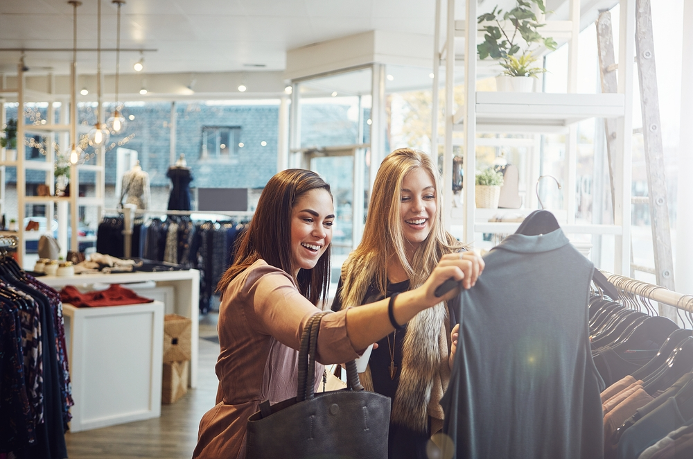 women shopping