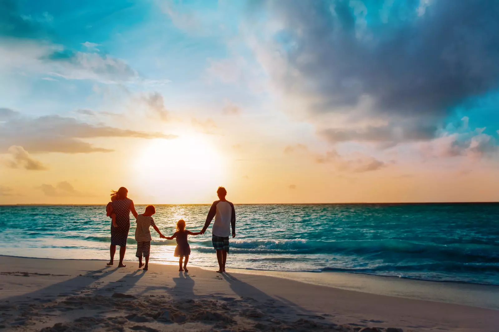 family beach photo