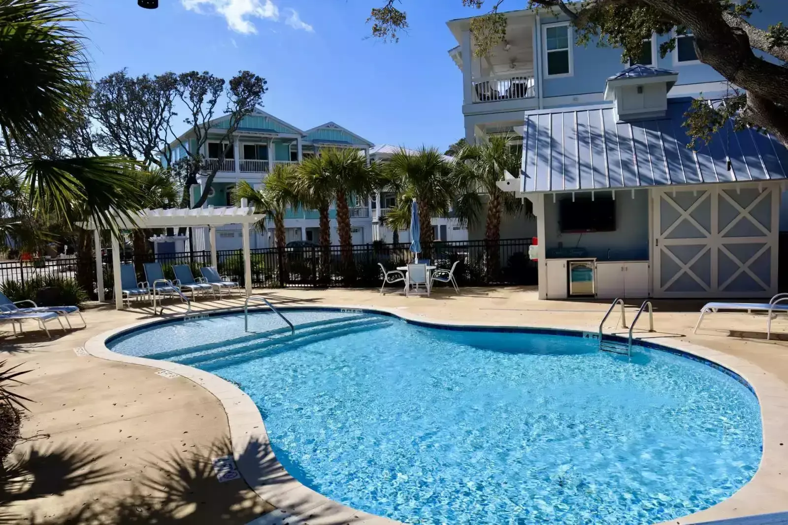 pool at rental