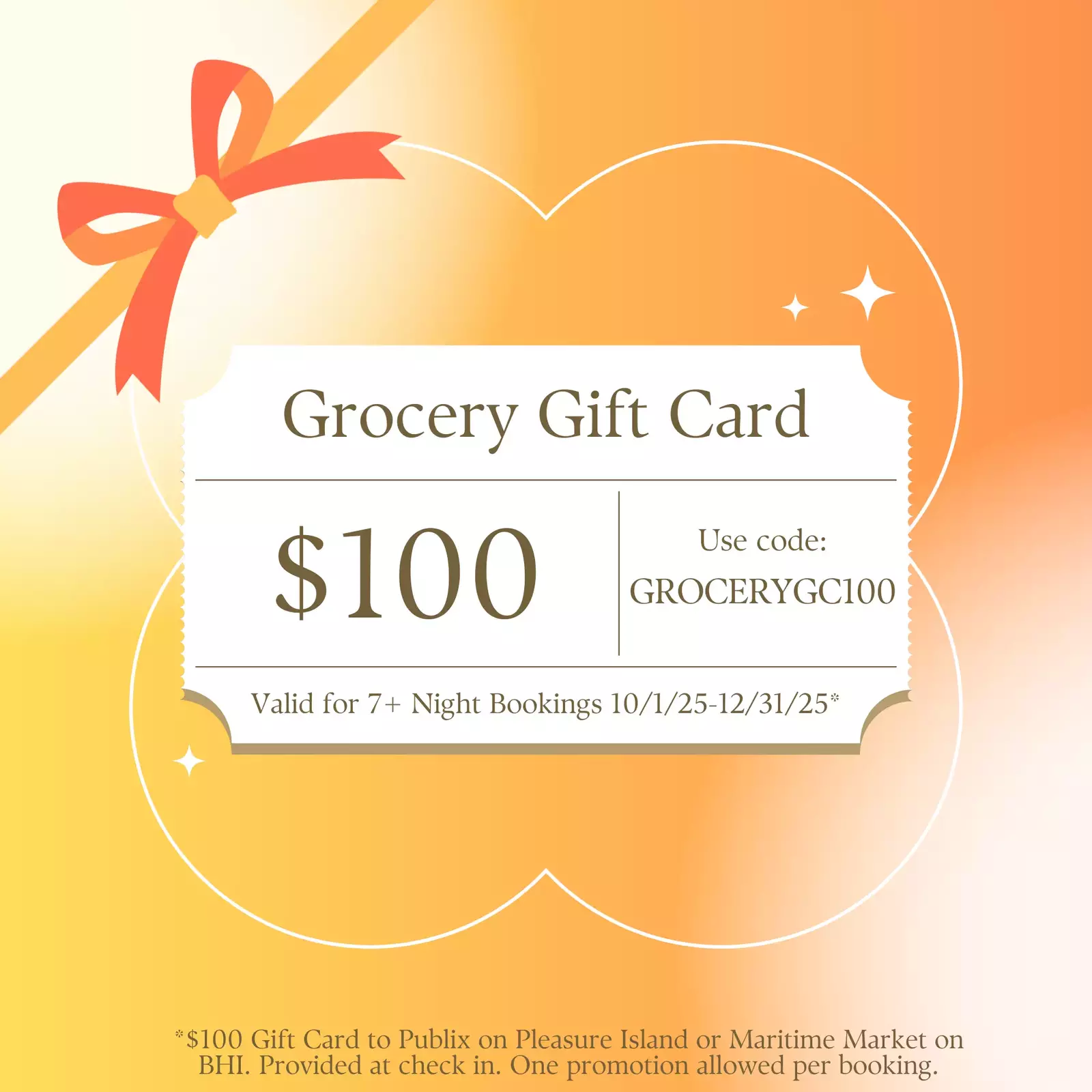 $100 Grocery Gift Card