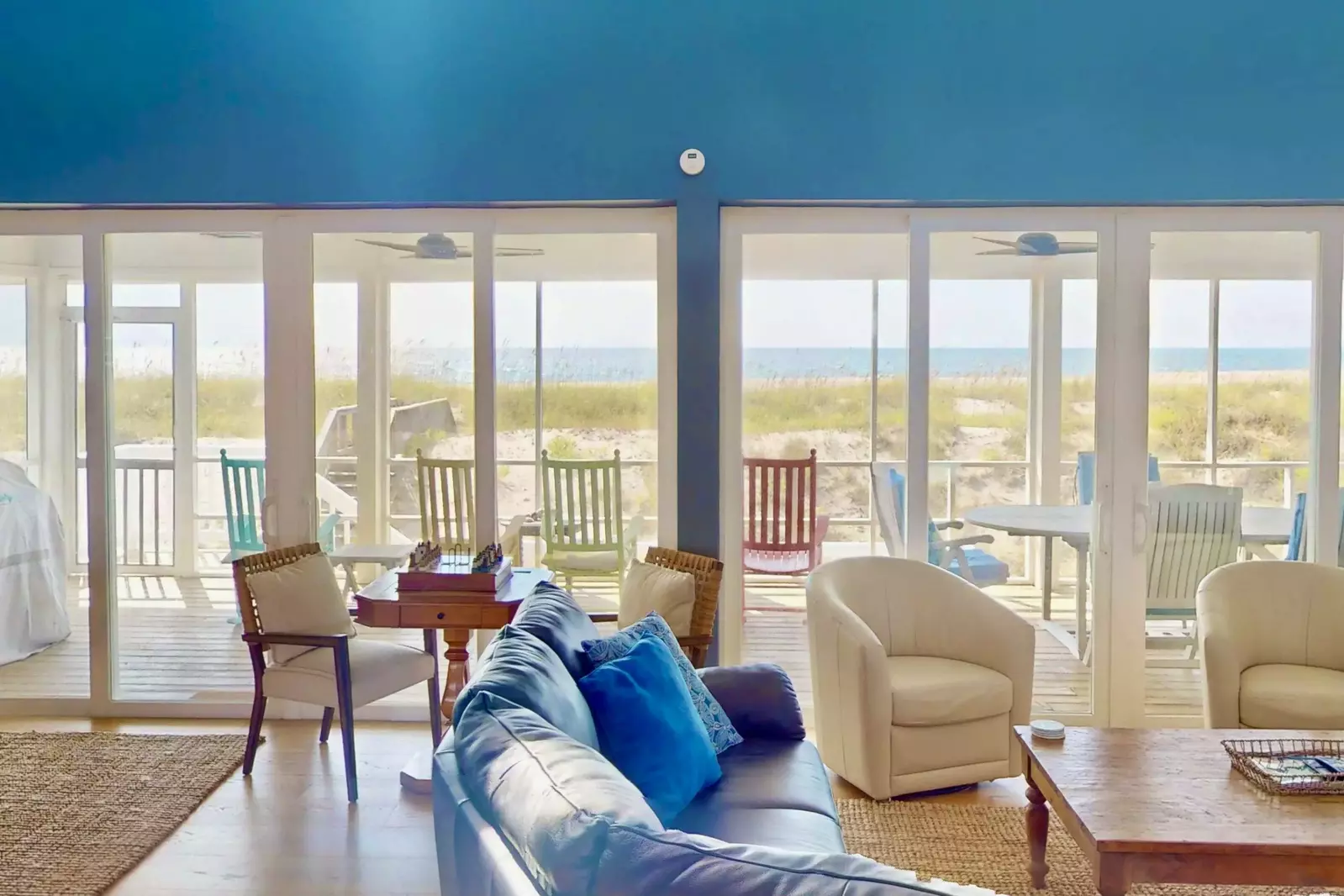 Relax in the sun drenched living area