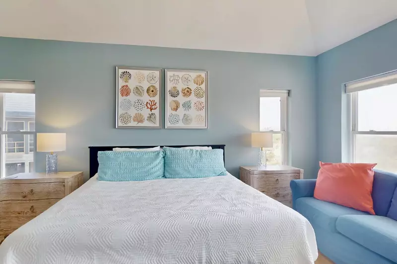 The primary offers a private retreat when needed