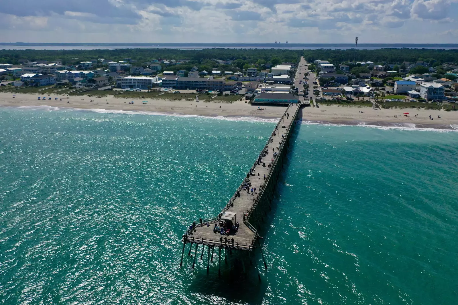 Sea Side by Side is less than 1 block to the iconic Kure Beach Pier!