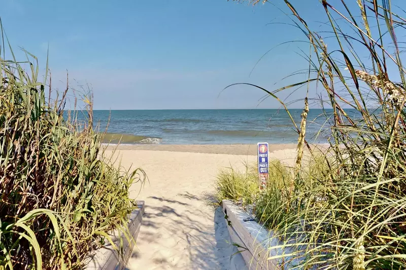 You're only steps from the sand at Beach Nest