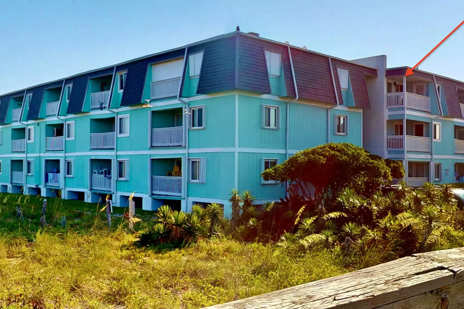 Beach Nest is a top floor unit