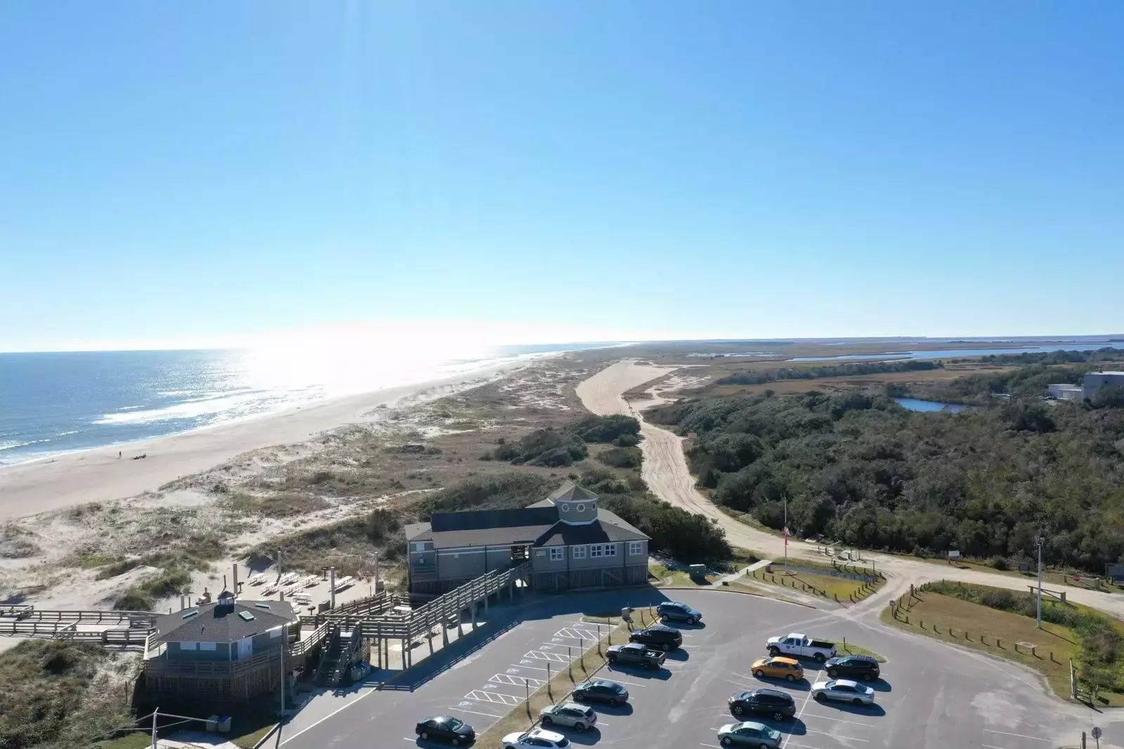 Ft. Fisher Recreation area and the drive on beach