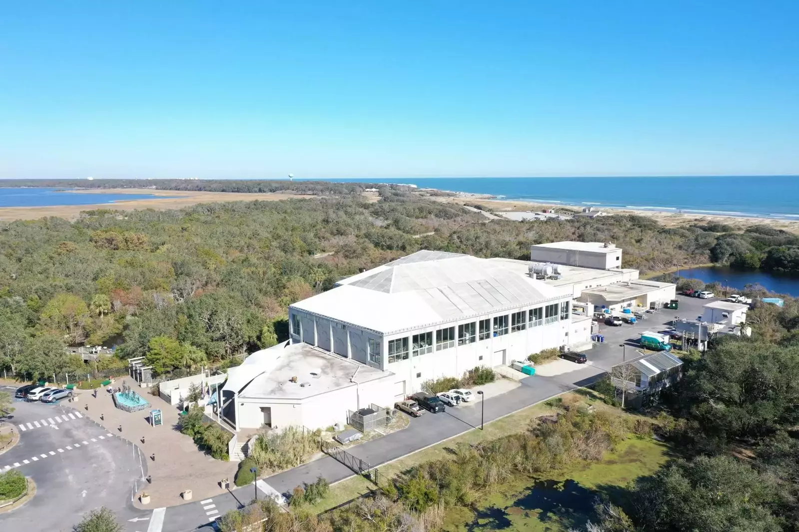 Take a trip to the acclaimed Aquarium at Fort Fisher right past Kure Beach