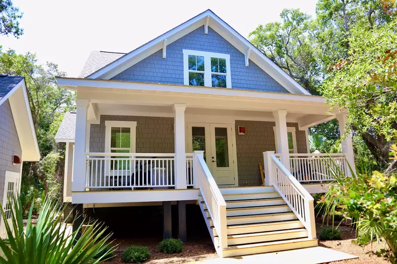 Relax on the front porch at Holly Creek