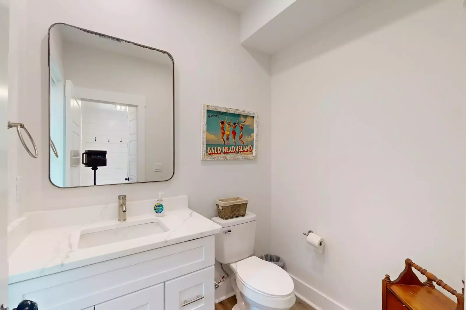 First floor half bathroom