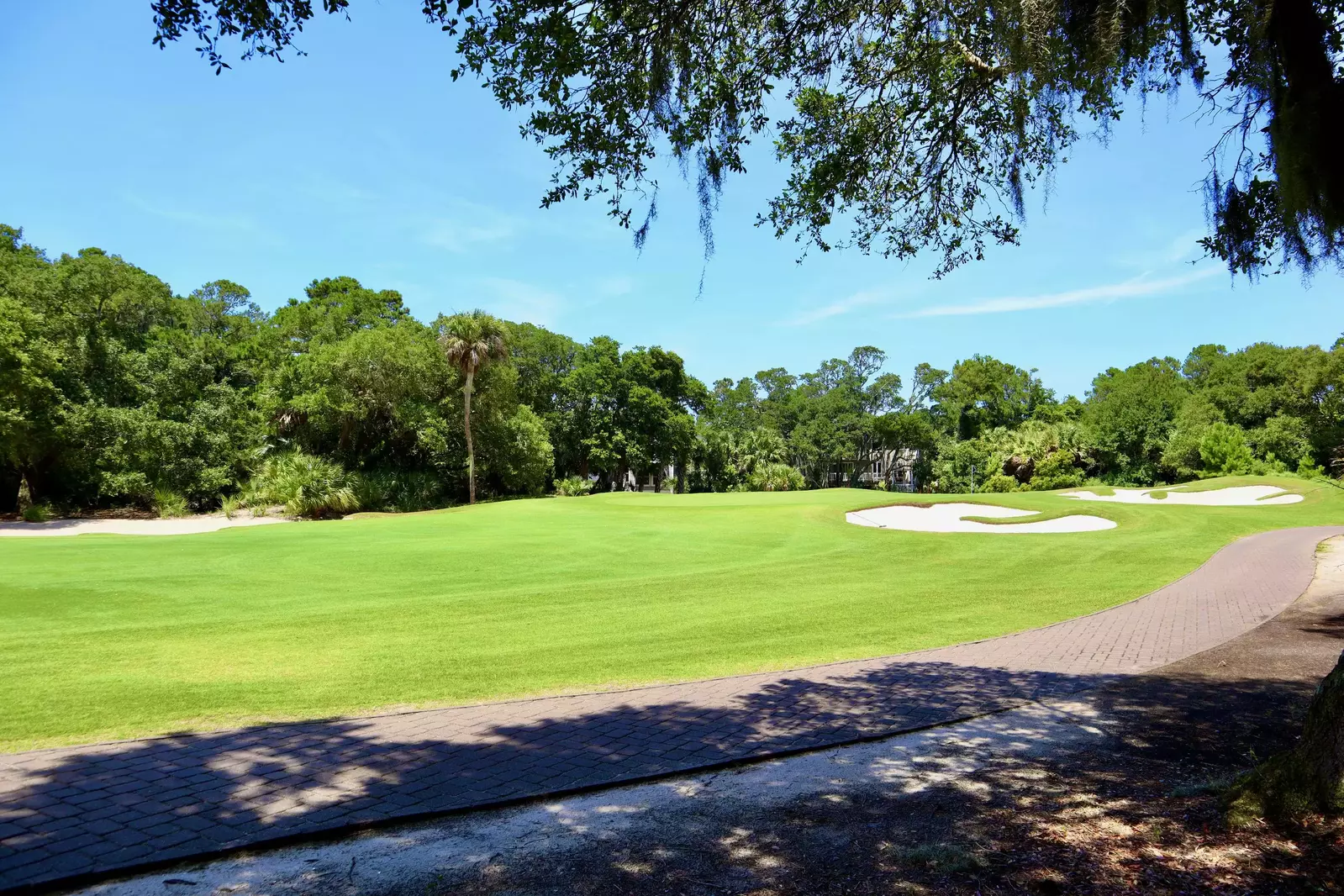 Just out the back door from Holly Creek is the golf course