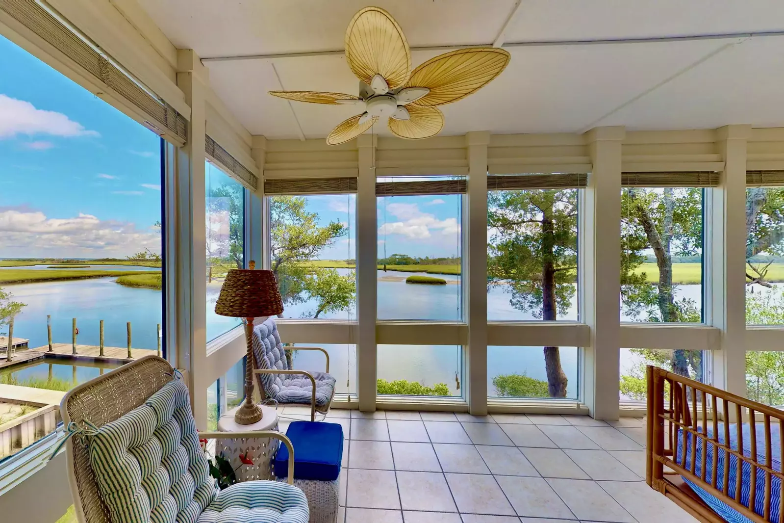 With windows on 3 sides it will feel like you're outside without the heat