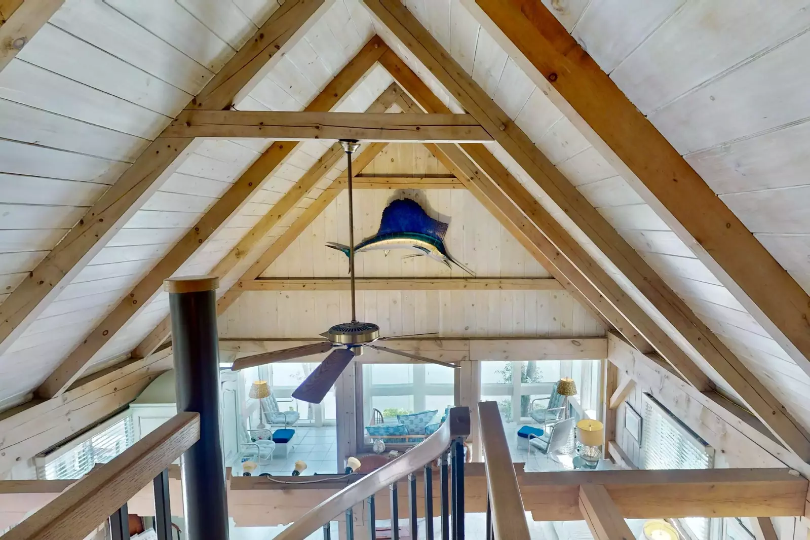 The view from the loft