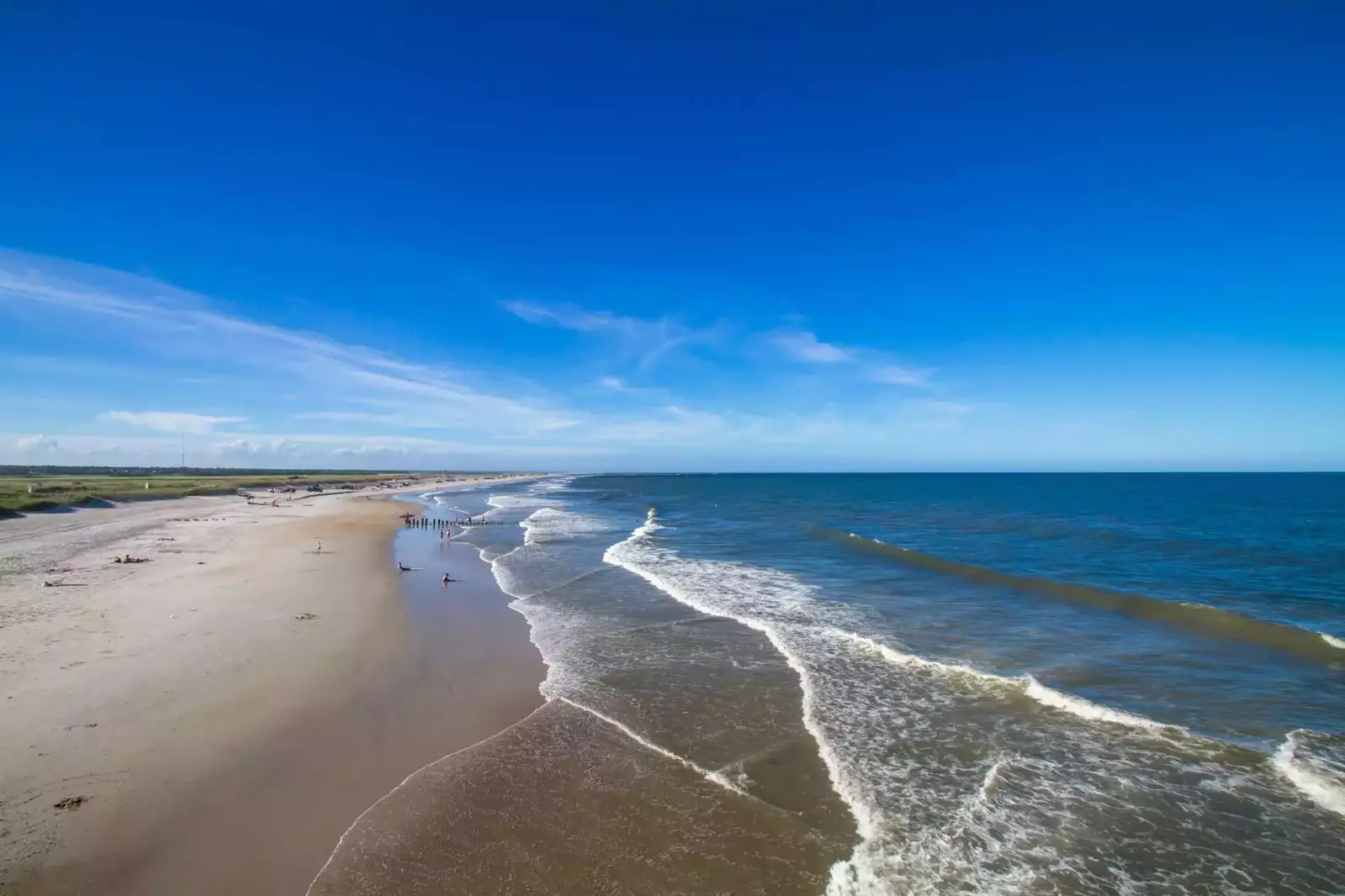 You can drive your car on the beach in Fort Fisher if you have a 4WD!