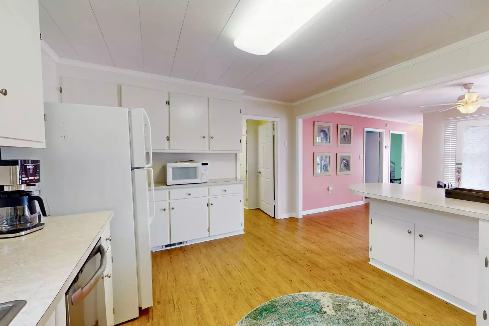A spacious kitchen with plenty of counter space
