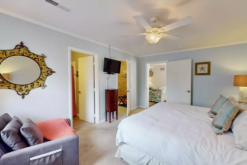 Plenty of space to relax in this master