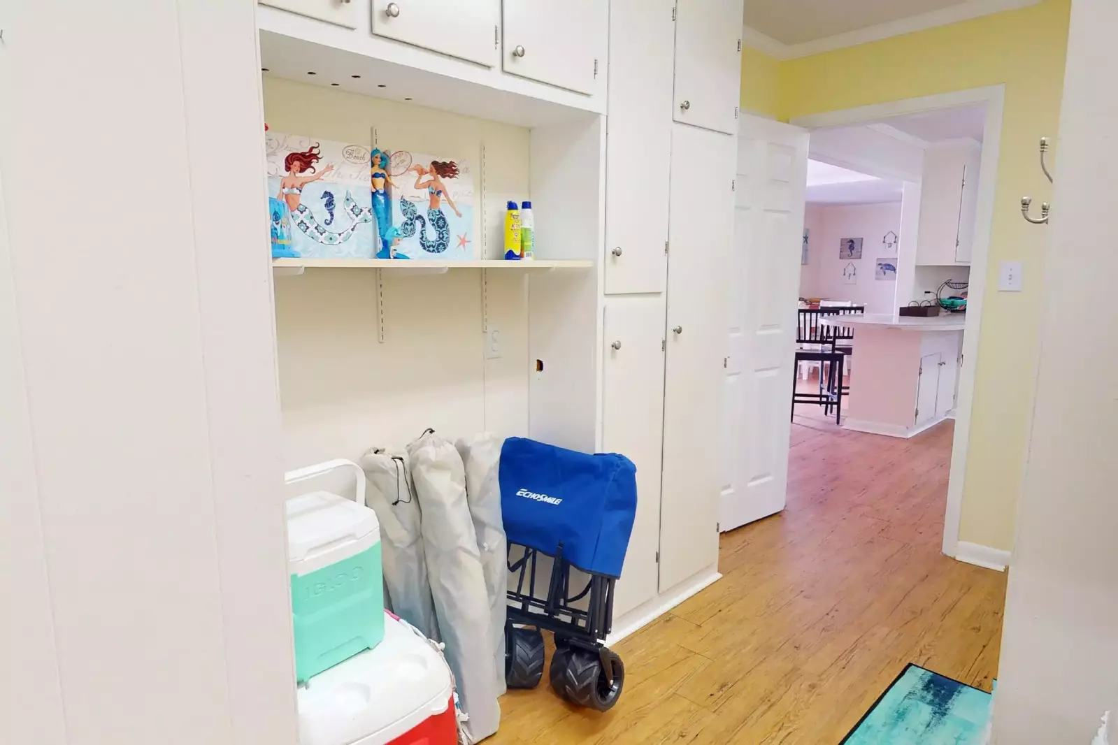 Lorraine's has all the beach amenities you need - coolers, chairs, wagon and toys!