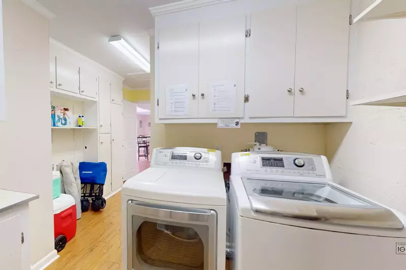 This house has a washer and dryer for your convenience