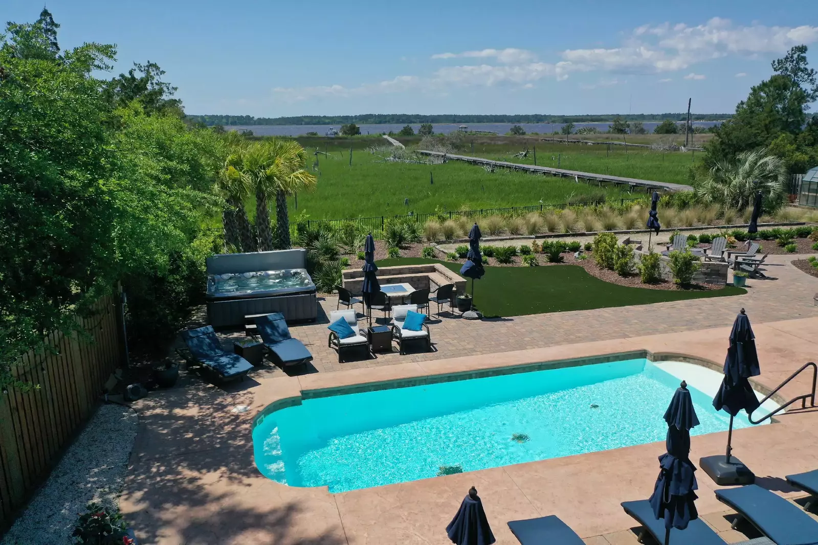 Your view from the deck at Ziggy's Place