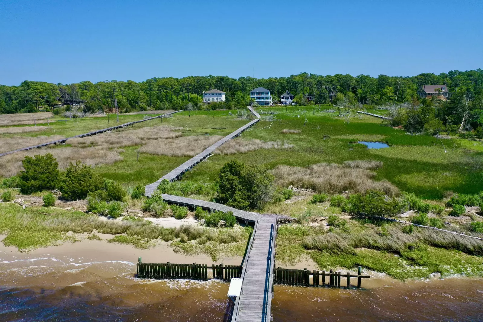 Enjoy a stroll out to the dock - Please note: Sandy beach area is only during low tide.