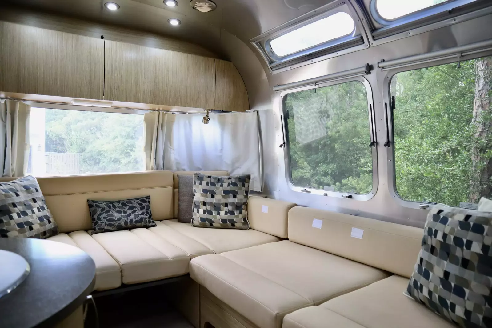 The Airstream add on is a private oasis away from the main living area at Ziggy's Place