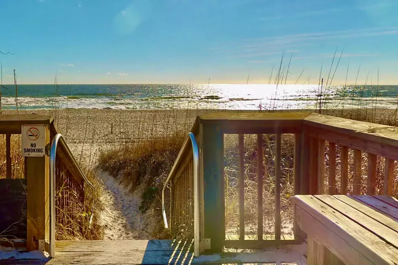 Steps away from the beach!