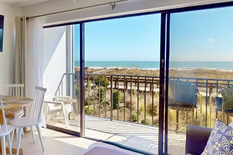 Oceanfront balcony
