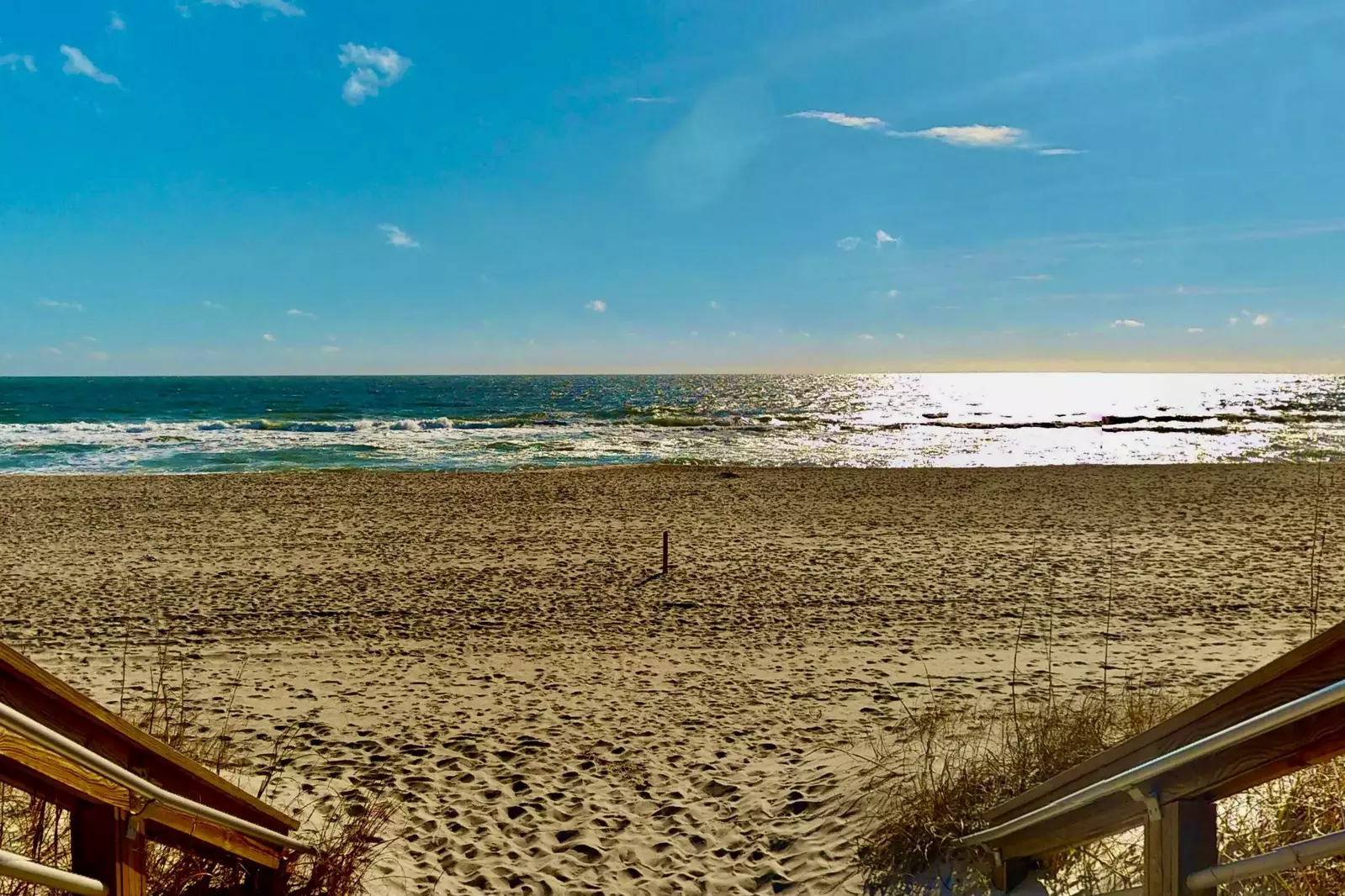 Plenty of sun and sand near this condo