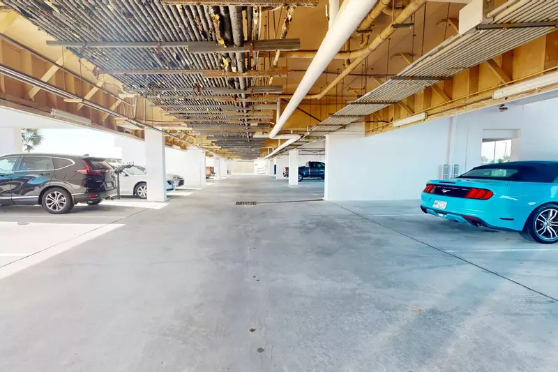 Covered parking area