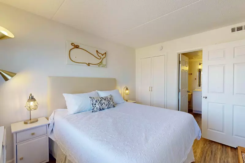 Plenty of lighting and thoughtful touches to make it feel like your home away from home!