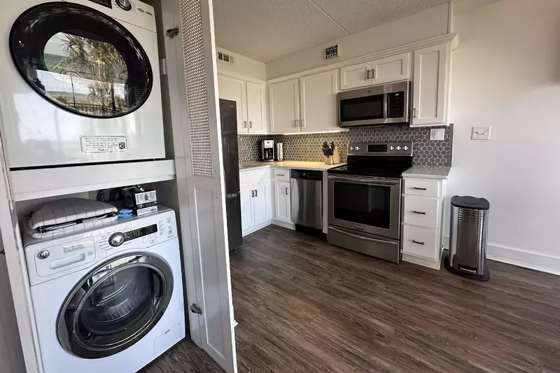 Front load washer and dryer