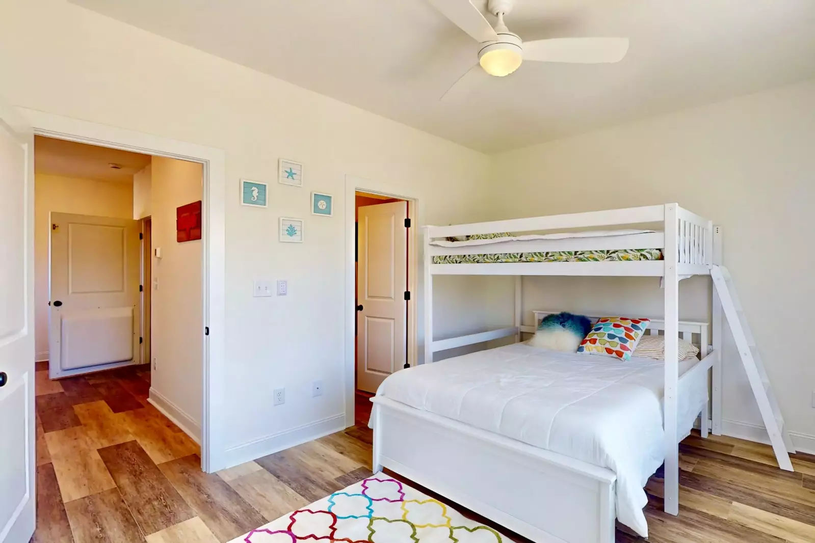 Bunk room also has a private bathroom