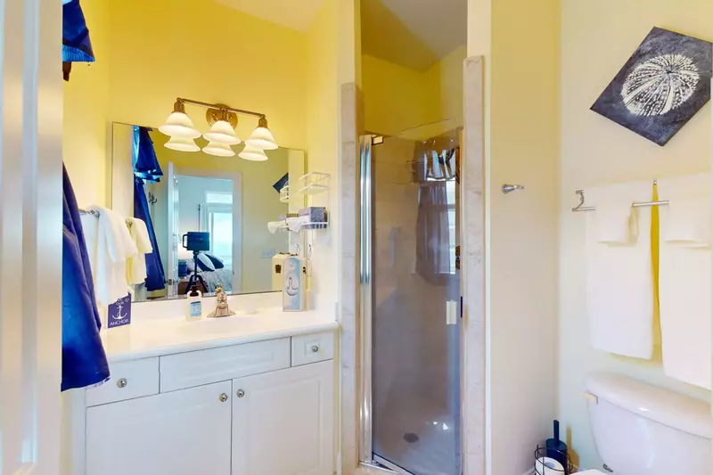 Owner suite full bathroom with shower