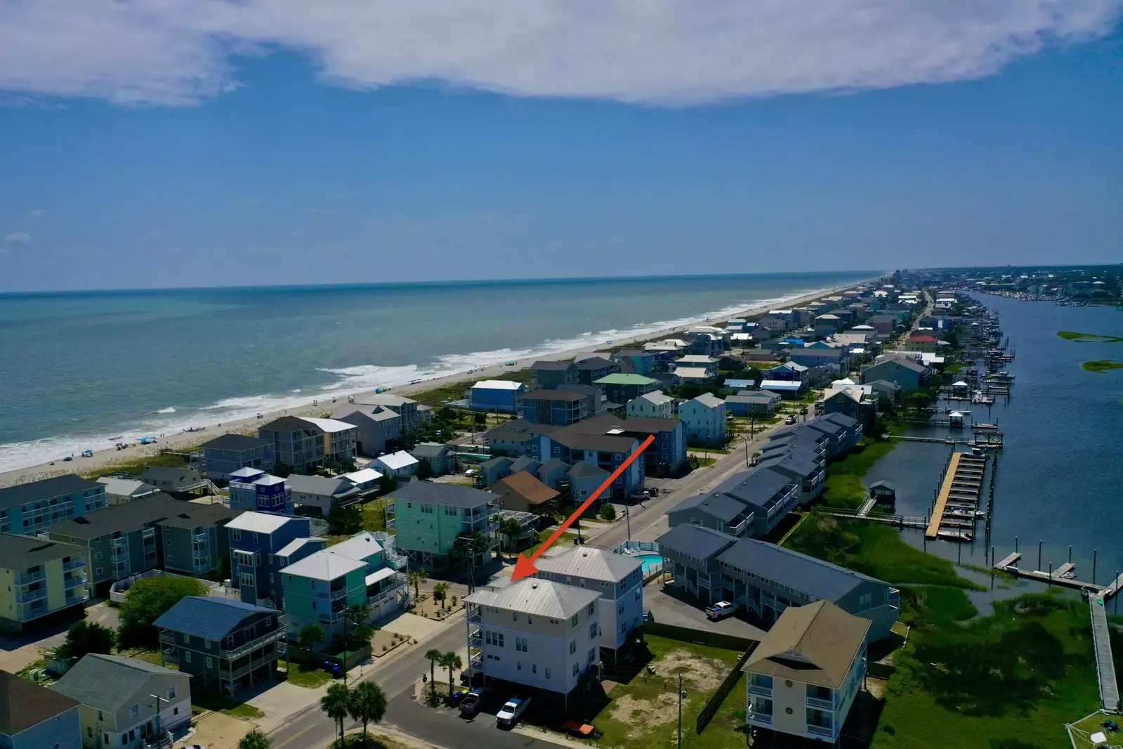 Conveniently located between the ocean and the canal