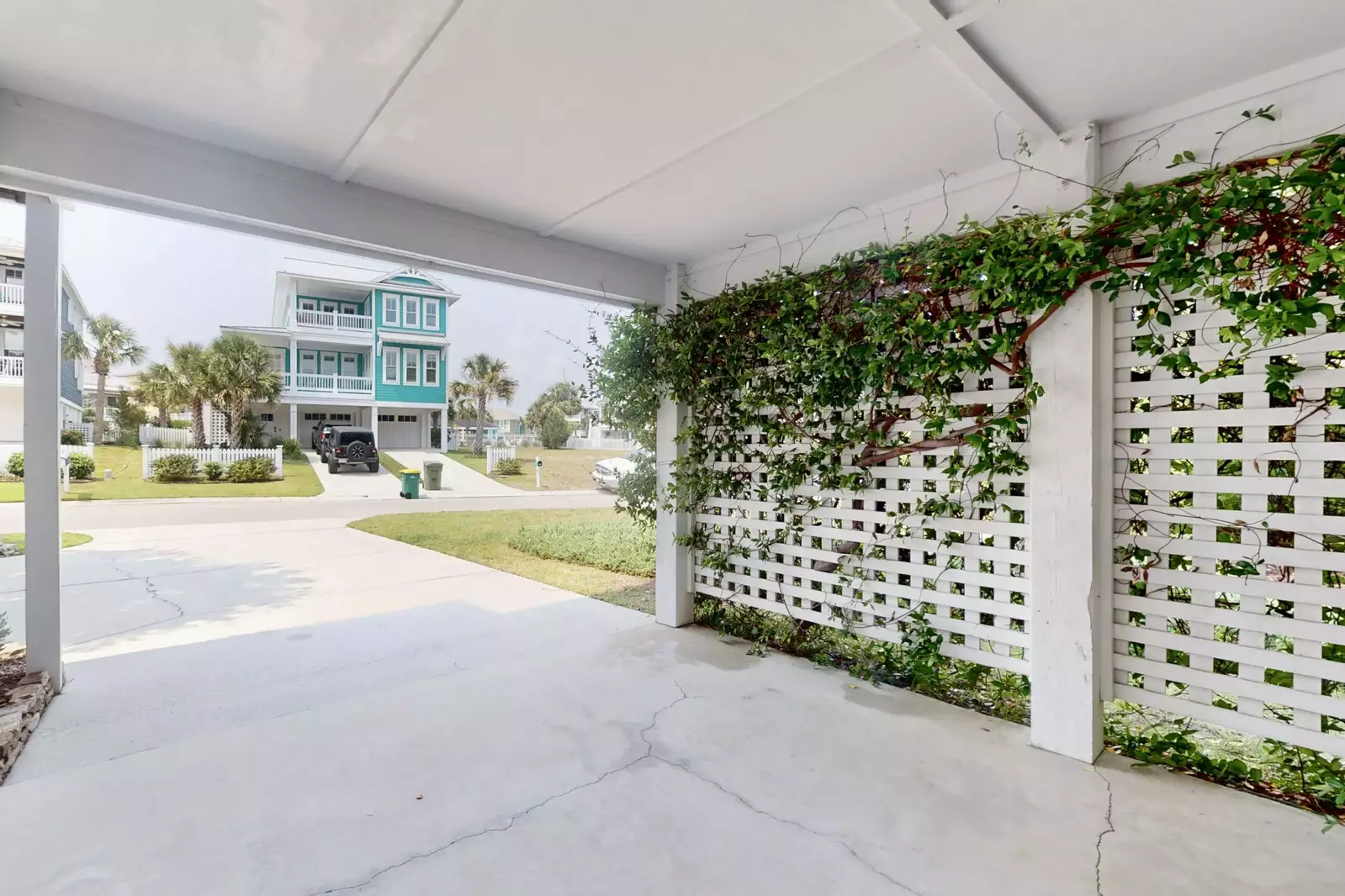 Plenty of parking under the house or in the driveway