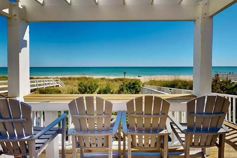 SeaWatch community beach access. Watch sunrises/sunsets from this awesome seating area!
