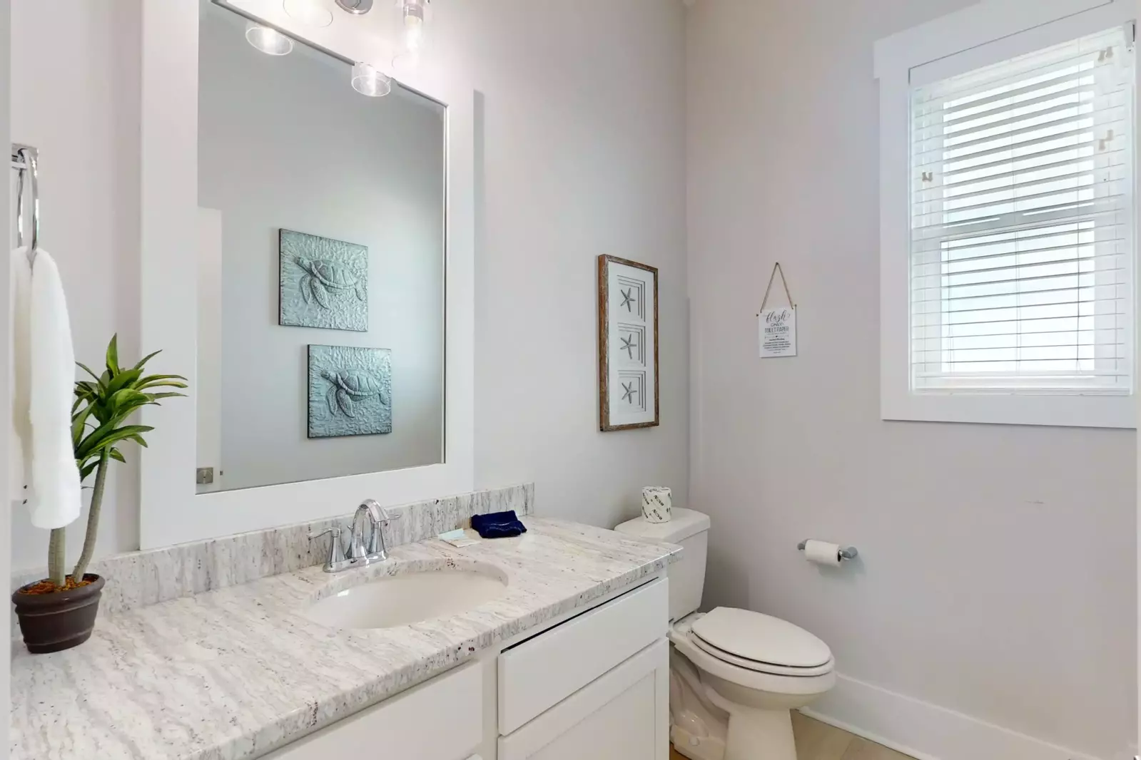 Top floor half bathroom