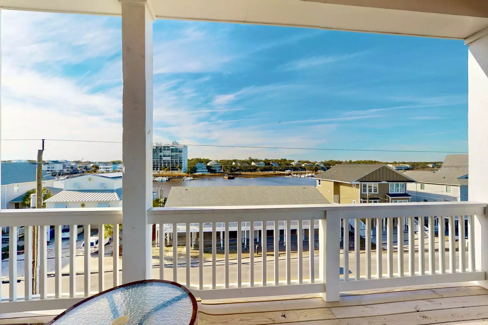 Canal view from balcony