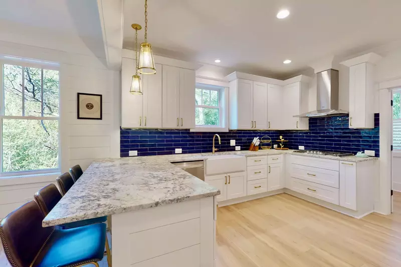 Enjoy the gourmet kitchen with all the tools to make a great meal