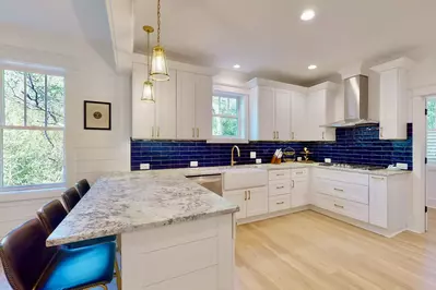 Enjoy the gourmet kitchen with all the tools to make a great meal