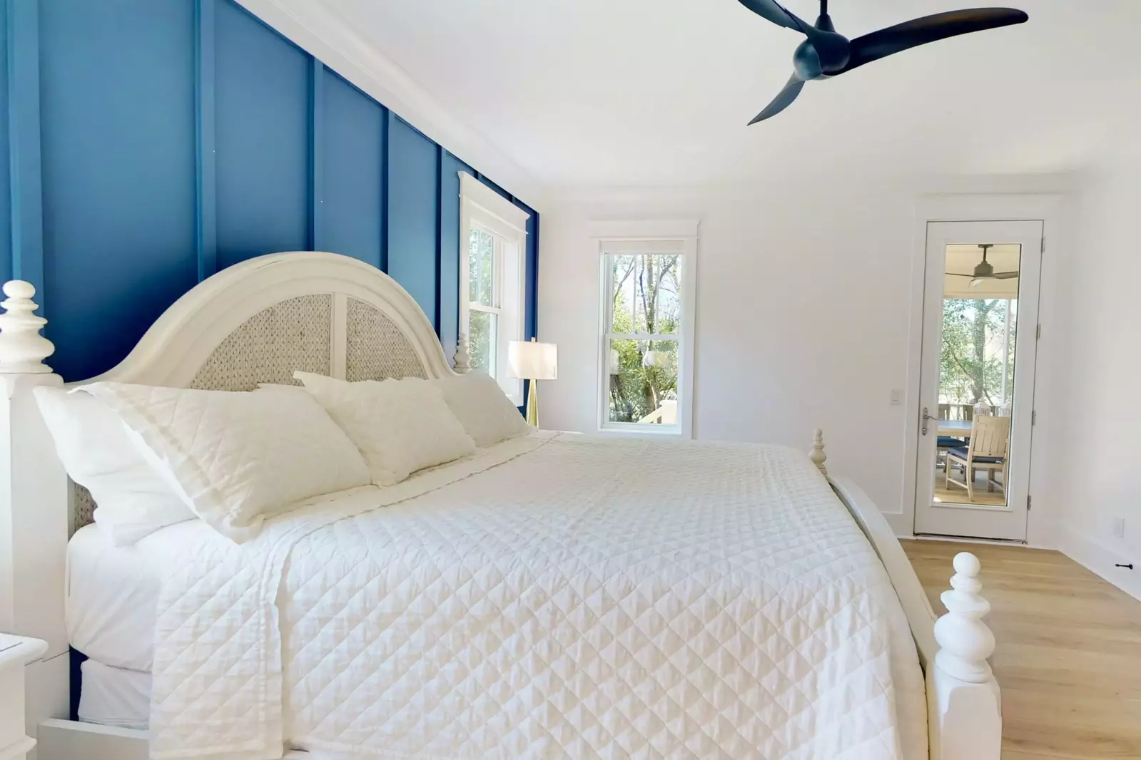 The king bed in the main owner suite has a new high end memory foam mattress for a great night sleep