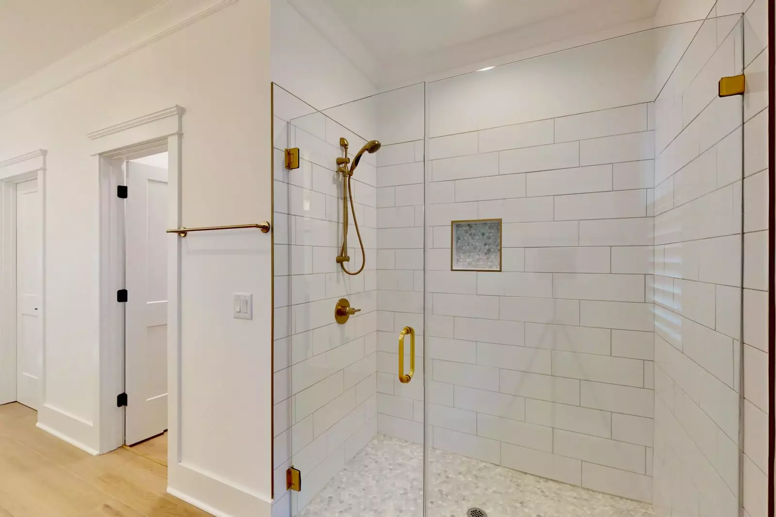 You will have access to a large walk in closet and a spacious shower