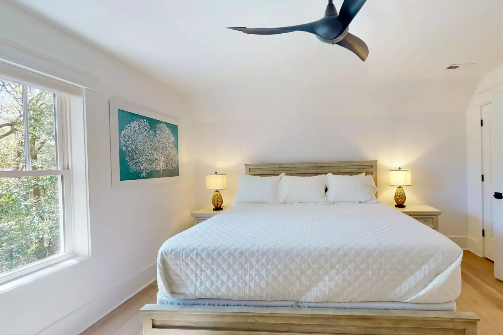 The third owner suite is located on the second floor and has a king bed