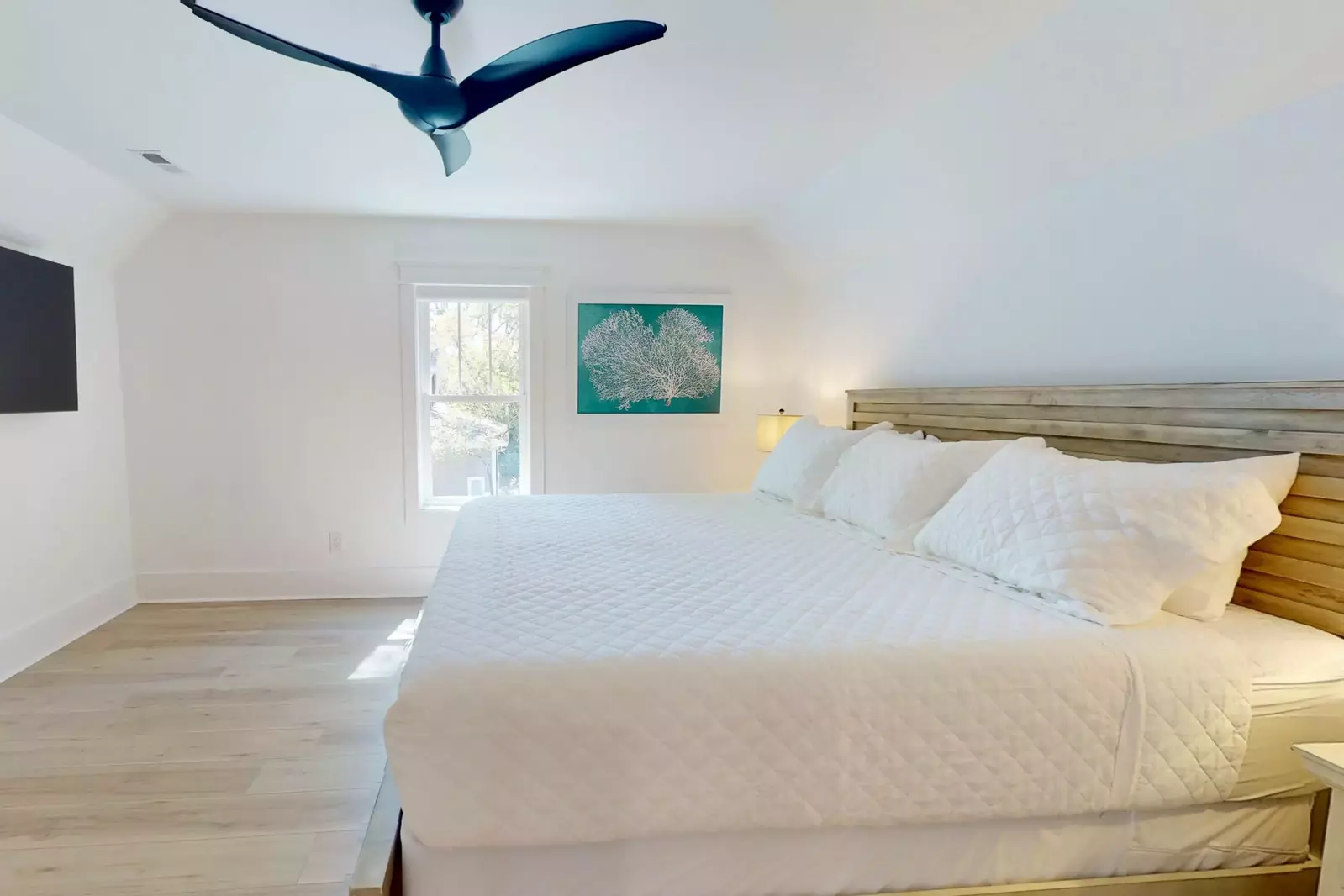 The third owner suite has a new memory foam mattress and a large screen TV