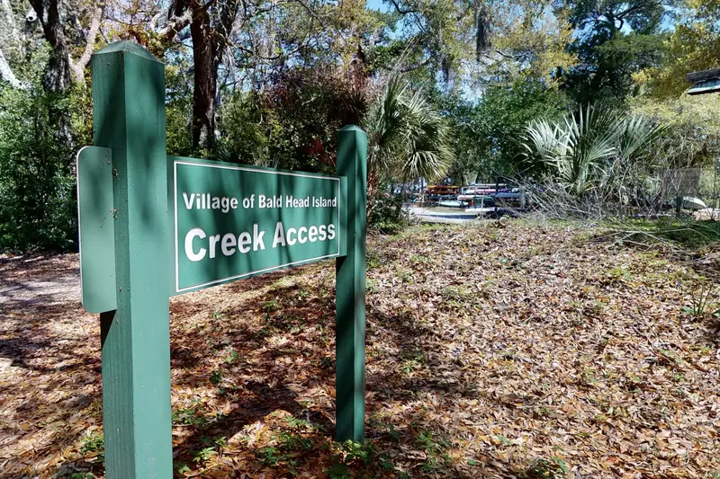 The Bald Head Creek access is across the street, and where you will find all This Must Be The Place kayaks and canoe