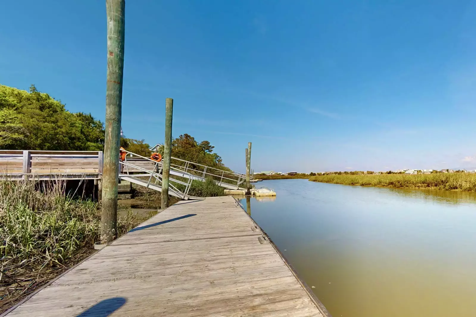 You can also fish or crab off the dock at the kayak launch