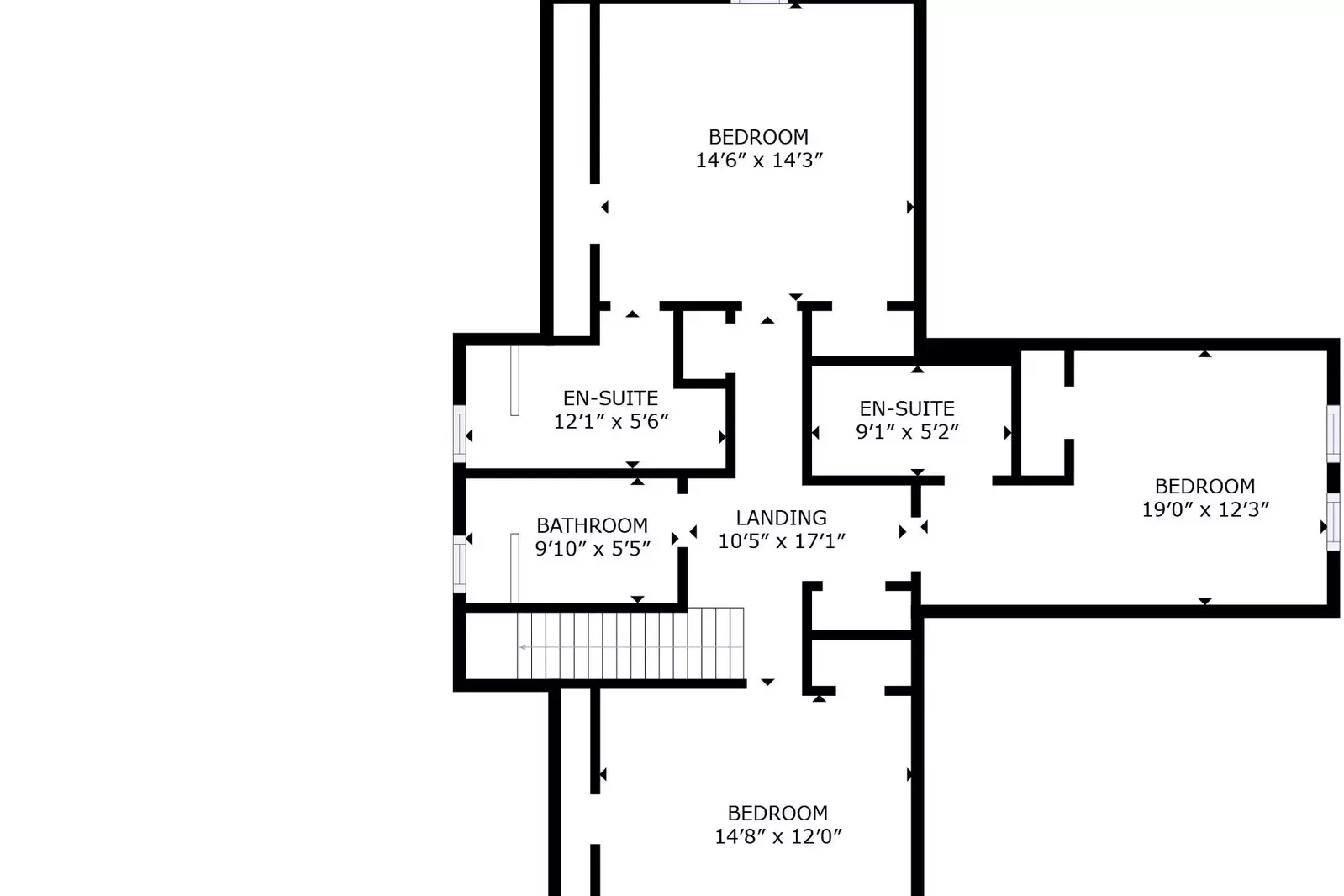 The 2nd floor has 3 full bathrooms the bunk room and 2nd and 3rd owner suites