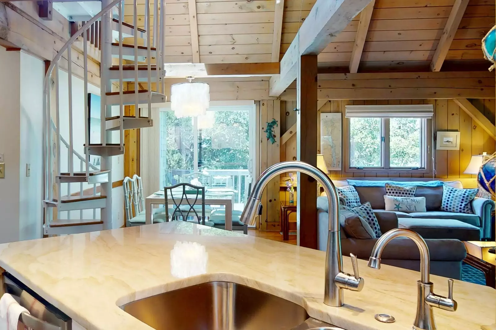 Keep an eye everyone while whipping up a quick meal