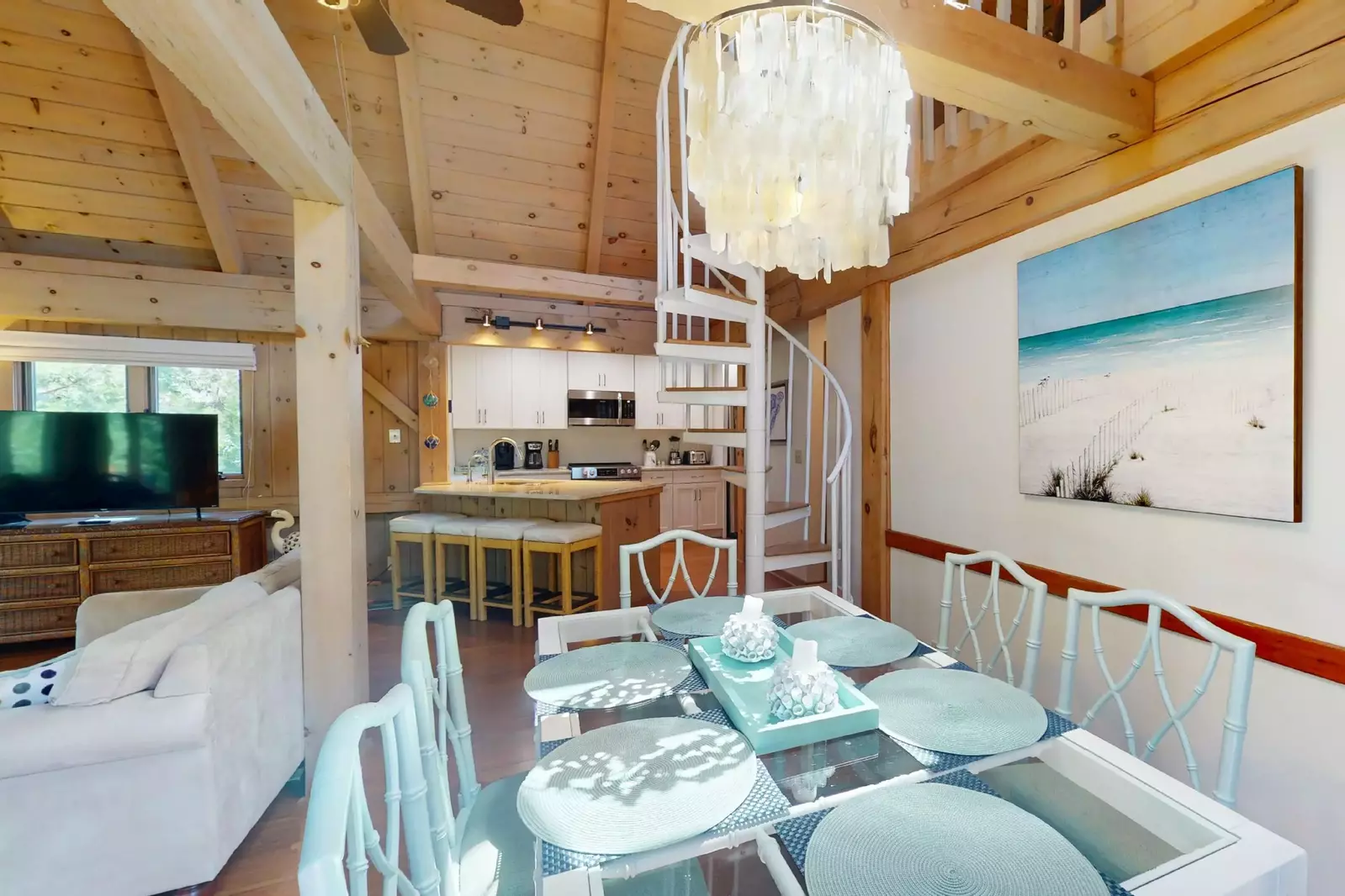 Enjoy your meals in this beautiful dining area